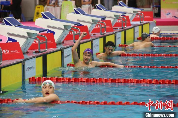 崂山区承办的全国春季游泳锦标赛第三日,亚运
