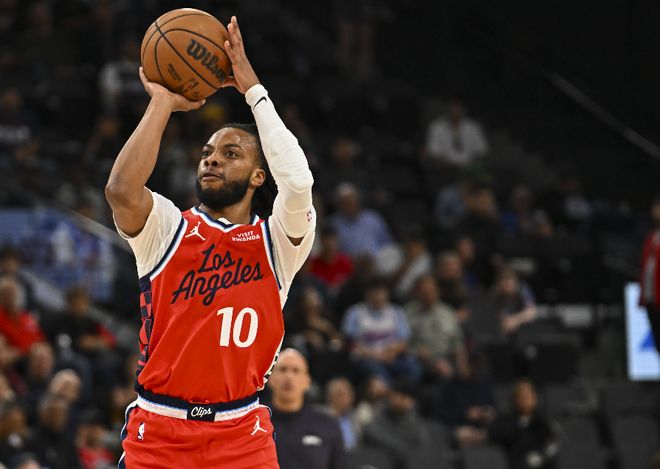 快船大胜猛龙伦纳德+加兰